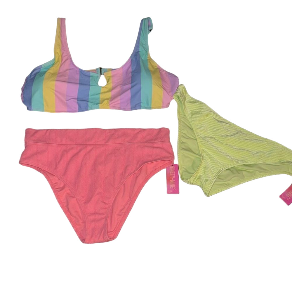 Ninety Nine plus size  NWT  3 piece swim bundle